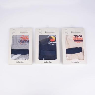 Toptan Vora Erkek Atlet Boxer Takım - ARTI (1)