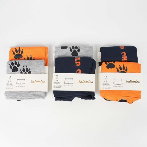 Toptan Wolf 2'li Erkek Boxer Set - 1