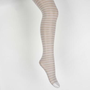 Toptan Yona İnce Desenli Kız Külotlu Çorap - KATAMİNO