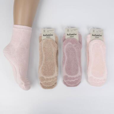 Toptan Yubin Kız Havlu Soket Çorap - KATAMİNO