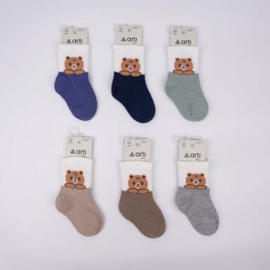 Toptan Yunus Erkek Bebek Soket Çorap - 2