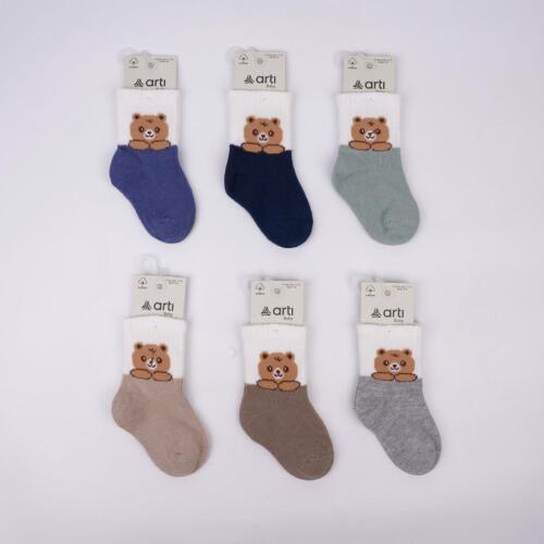 Toptan Yunus Erkek Bebek Soket Çorap - 2