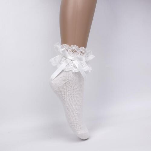 Toptan Zinet Aks Kız Soket Çorap - 5