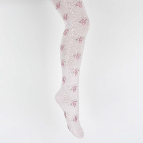 Toptan Zinki Kabartmalı Kız Külotlu Çorap