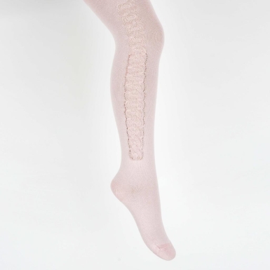 Toptan Zinzin Taçlı Kabartmalı Kız Külotlu Çorap - Thumbnail